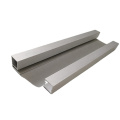 champagne anodized curtain track aluminium profiles used for windows and doors